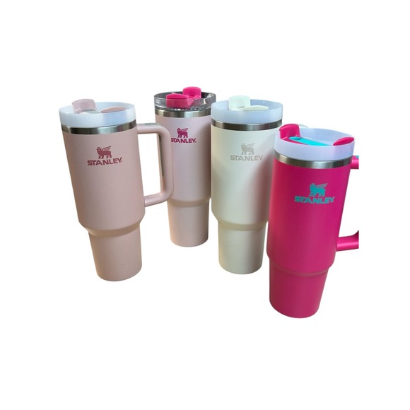 Stanley Other - Stanley Tumbler Lot of 4 Quencher H2.0 FlowState Tumbler Handle Lid Colors